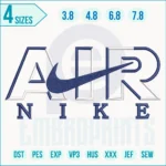 Air Nike embroidery design, 325 E