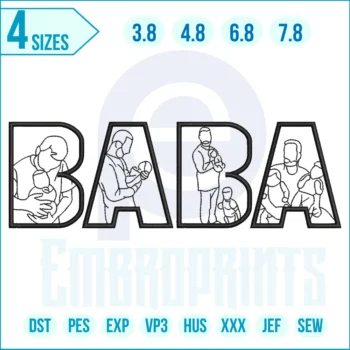 BABA Line Art