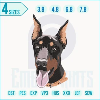Alsatian Dog Embroidery