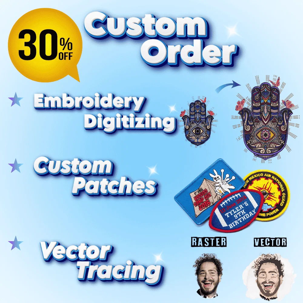 custom order by embroprints